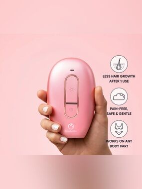 RoseSkinCo Pink At-Home Hair Removal Device